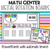 Math Center Rotation Board with Automatic Timers