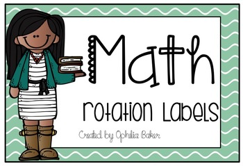 Preview of Math Rotation Labels
