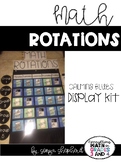 Math Rotations Display Kit - calming blues