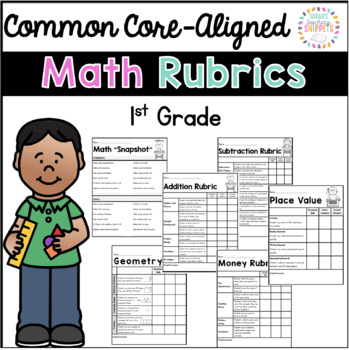 Preview of Math Rubrics for First Grade