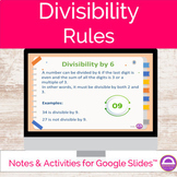 Math Rules of Divisibility Instructional Presentation Goog