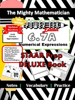 Preview of Math STAAR Review DELUXE Book: 6.7A