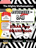 Math STAAR Review DELUXE Book: 6.4B