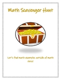 Math Scavenger Hunt