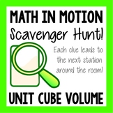 Math Scavenger Hunt - Volume with Unit Cubes