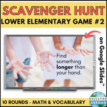 Preview of Math Scavenger Hunt with Real-World Photos to Develop Communication and Teamwork
