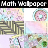 Math School Supplies Desktop Wallpaper & Backgrounds in Pa