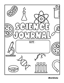 Math & Science Journal Covers by Txt4Tots | TPT