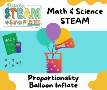 Preview of Math & Science STEAM: Proportionality Balloon Inflate