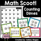 Math Scoot! Counting Money - Dimes (up to 100 cents or $1.00)