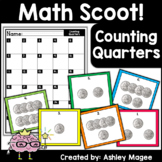 Math Scoot! Counting Money - Quarters (up to $3.00)