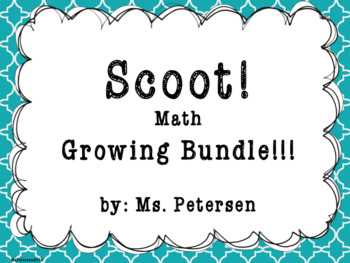 Preview of Math Scoot!!! Growing Bundle!!!