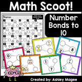 Math Scoot! Number Bonds to 10 Addition Activity Game Miss