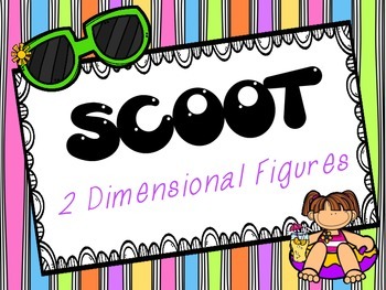 Preview of Math Scoot - Two Dimensional Figures