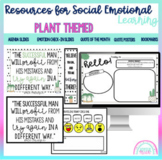 Math Self-Efficacy Resource- Plant Theme 