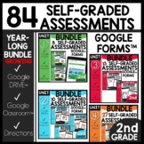 Math Self-Grading Assessment Google Classroom 2nd Grade ME