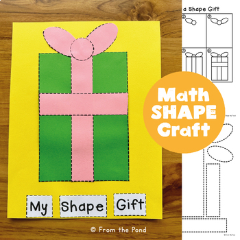 Preview of Math Shape Craft - A Gift for Christmas
