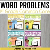 1st Grade Math Word Problems Bundle - First Grade Short An