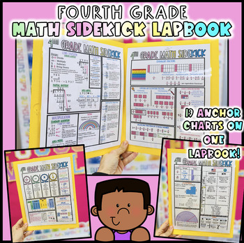 Preview of Math Sidekick 4th Grade Help Fractions Geometry Measurement, March Office Folder