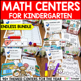 Kindergarten Math Centers - Themed Math Centers Fall, Wint
