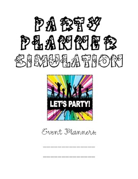 Preview of Math Simulation: PARTY PLANNER
