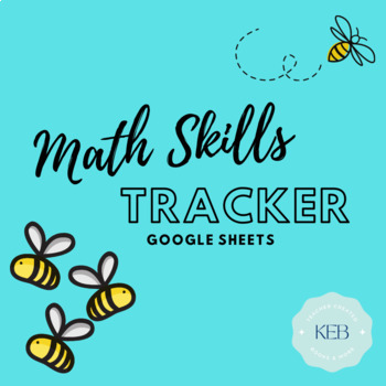 Preview of Math Skills Data Tracker Google Sheets