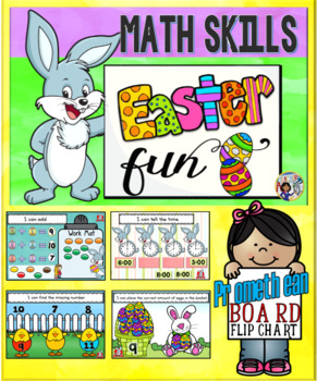 Preview of Math Skills Easter Fun Promethean Flip Chart