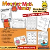 Math Skills | Monster Math Monday | Math Worksheets