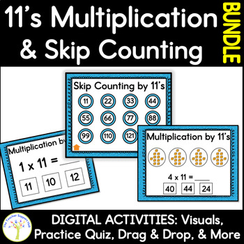 Preview of Math Skip Counting and Multiplication by 11's Bundle