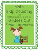 Math - Skip Counting and Writing Numbers in Words, Grades 