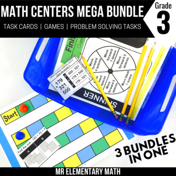 Preview of Math Small Group Activities - 3rd Grade Math Centers and Games