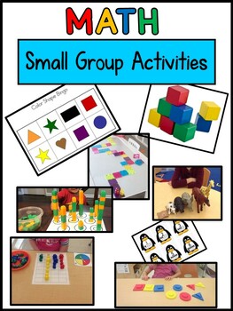 Preview of Math Small Group Activities/Assessments for Pre-K, Preschool