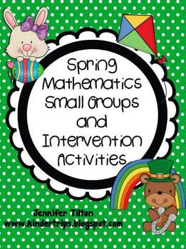 Preview of Math Small Group & Intervention Activities for Spring