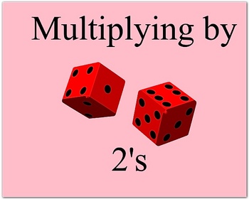 Preview of Math Smartboard Lesson Multiplication Fact 2's Smartboard