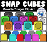 Math Snap Cubes Digital Movable ClipArt {Whimsy Workshop T