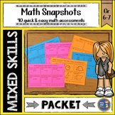 Math Snapshots Math Test Prep Math Review