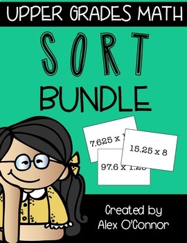 Math Sort Bundle (For Upper Grades)