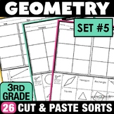 Math Interactive Notebook 3rd Grade Classifying Shapes, Ty
