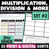 Math Interactive Notebook 3rd Grade Review Multiplication 
