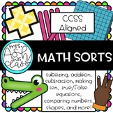 Math Sorts for Practice and Centers
