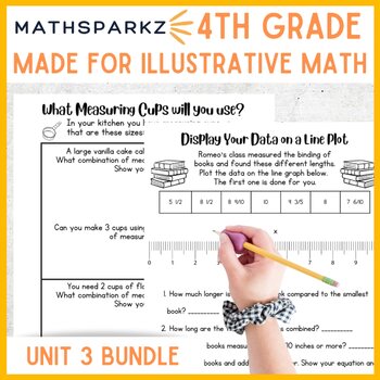 Preview of Math Sparkz Bundle - based on Illustrative Math (IM) 4th Grade Unit 3