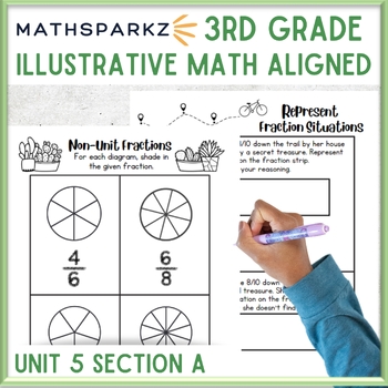 Preview of Math Sparkz - based on Illustrative Math (IM) 3rd Grade Unit 5, Section A