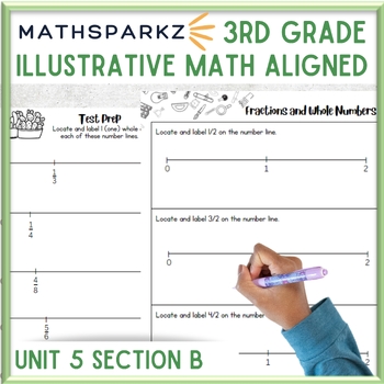 Preview of Math Sparkz - based on Illustrative Math (IM) 3rd Grade Unit 5, Section B