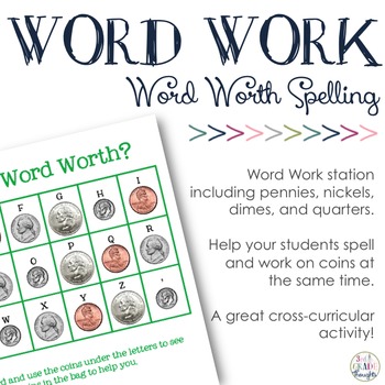 Preview of Math + Spelling= How Much is Your Word Worth?