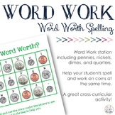 Math + Spelling= How Much is Your Word Worth?