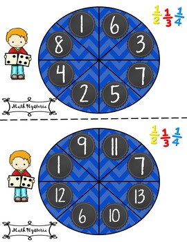 Preview of Fractions: Math Spinner