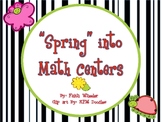 Spring into Math Centers