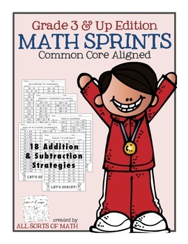 Preview of Math Sprints {Grade 3 & Up Edition}