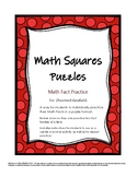 Math Squares Puzzles Math Fact Practice