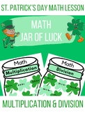 Math St. Patrick's Day Worksheet/Craft, Multiplication & D